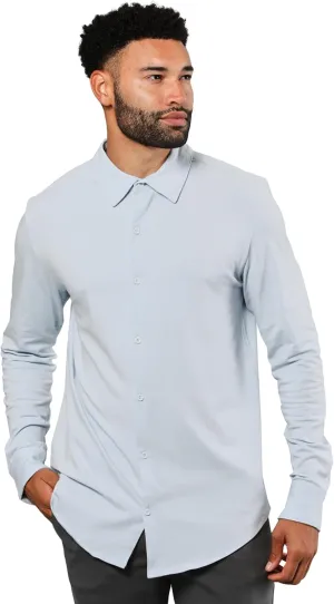 True Classic Men’s Long Sleeve Button Down Shirt - Casual Dress Shirts for Men, Quick Dry