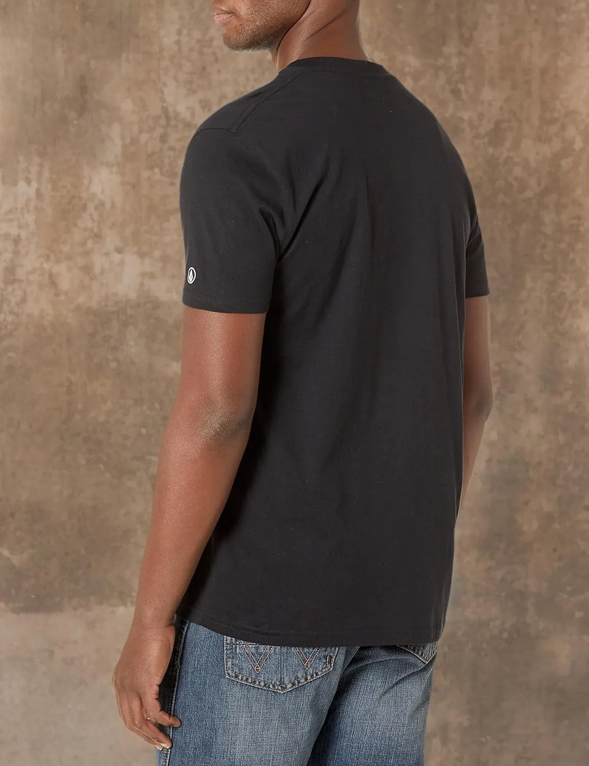 Volcom Men's Heather Modern Fit Short Sleeve V-Neck T-Shirt