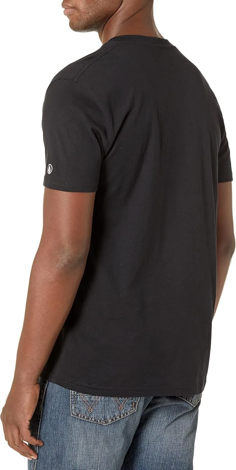 Volcom Men's Heather Modern Fit Short Sleeve V-Neck T-Shirt