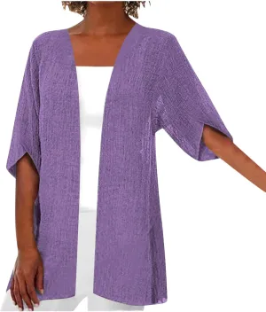 Women Cardigans Blouses Lightweight Beach Shirt Open Front Summer Shawls Loose Causal Vacation Kimono Cover Ups