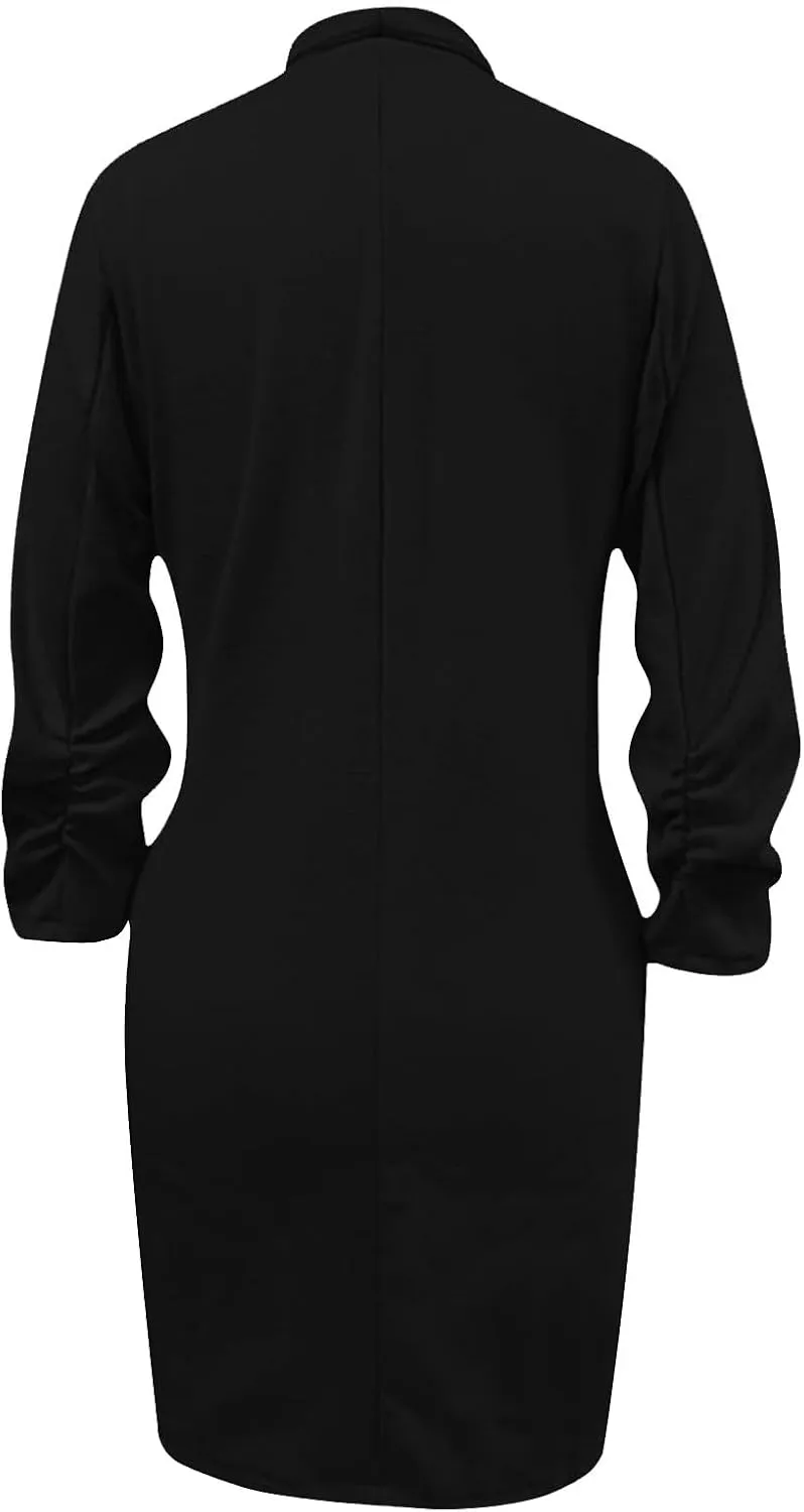 Women Casual Pockets Blazer Long Sleeve Single Button Ladies Elegant Boyfriend Suit Jacket for Office Work Business