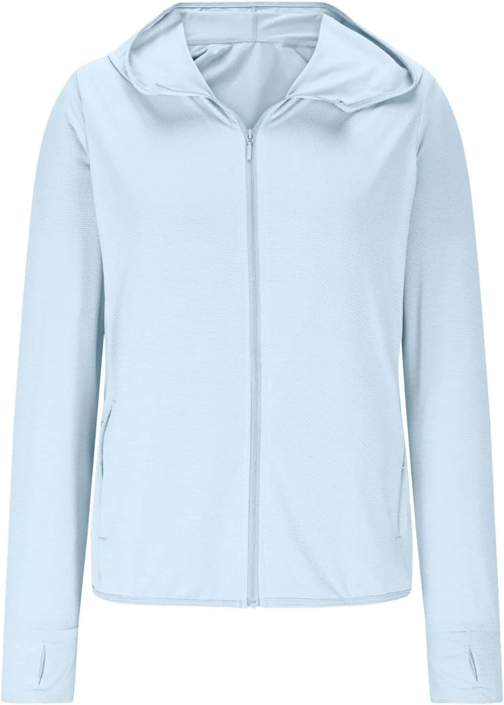 Women Plus Size Sun Protection Shirt UPF 50  Long Sleeve T-Shirts Hiking Fishing Outdoor Shirt Lightweight Hoodie