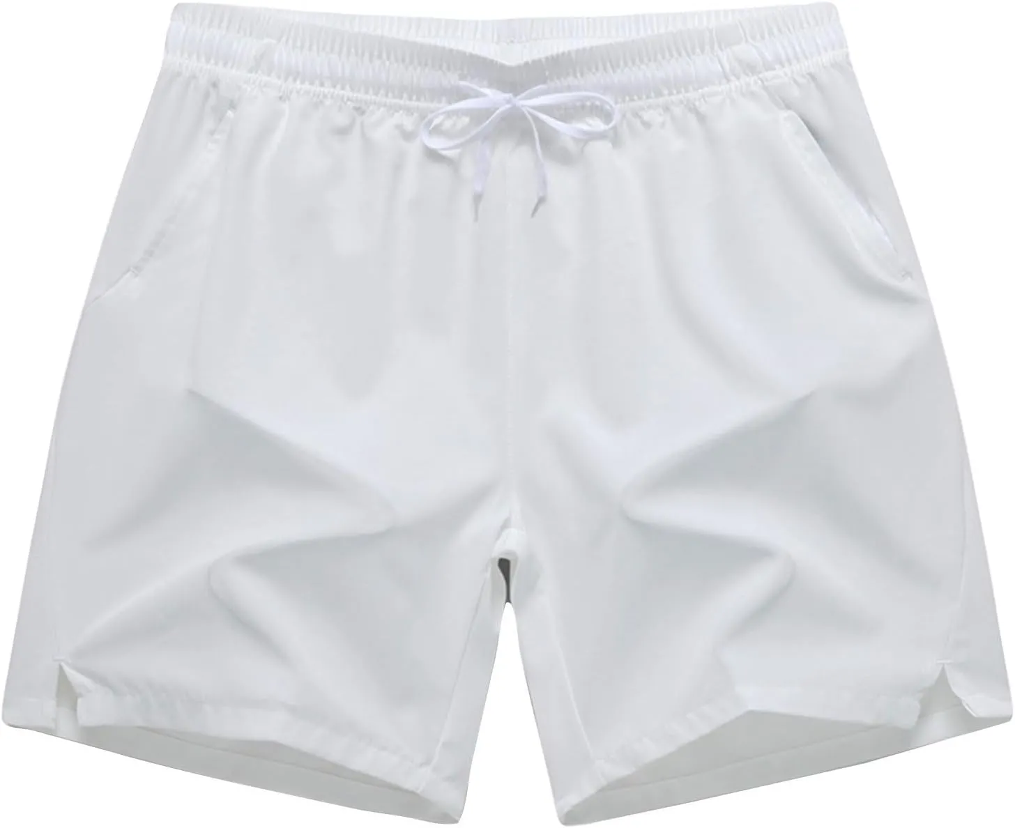 Womens Athletic Shorts Summer Quick Dry Drawstring High Waisted Shorts Workout Running Biker Short with Pockets