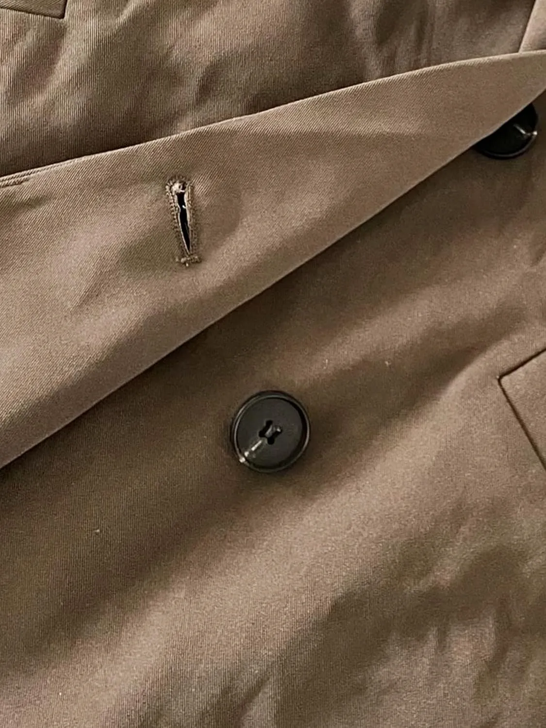 Women's Boyfriend Notch Lapel Blazer, Dressy Casual Oversized Drop Shoulder Suit Jacket Button Outwear with Pockets for Women