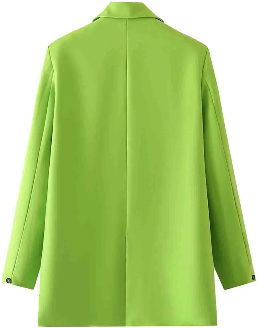 Women's Fall Spring Blazer Long Sleeve Work Office Jacket Blazers Solid Color Loose Fit Notch Lapel Suits Blazer