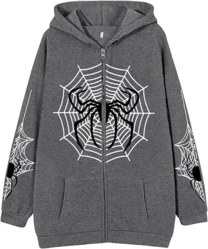 Women'S Full Zip Up Hoodie Sleeve Pocket Zipper Sports Coat Loose Print Women'S Hoodie Jacket Coat for Women