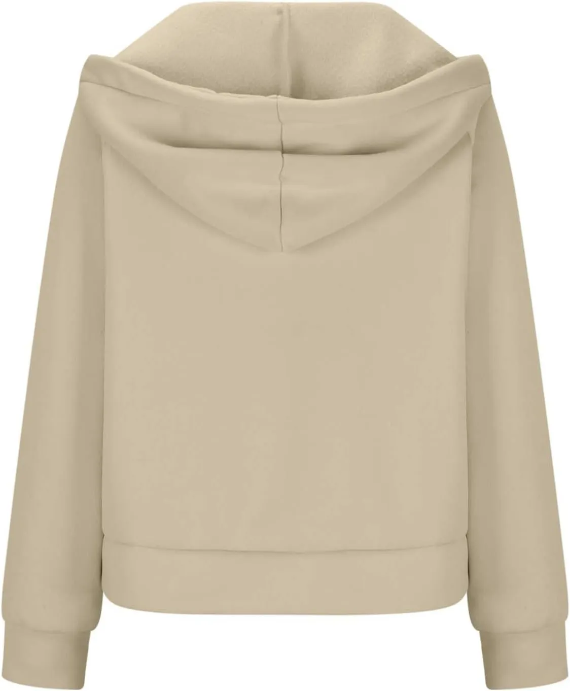 Womens Half Zip Up Hoodies Trendy Cropped Long Sleeve Loose Hooded Pullover Sweatshirt Fall y2k Outfits Clothes