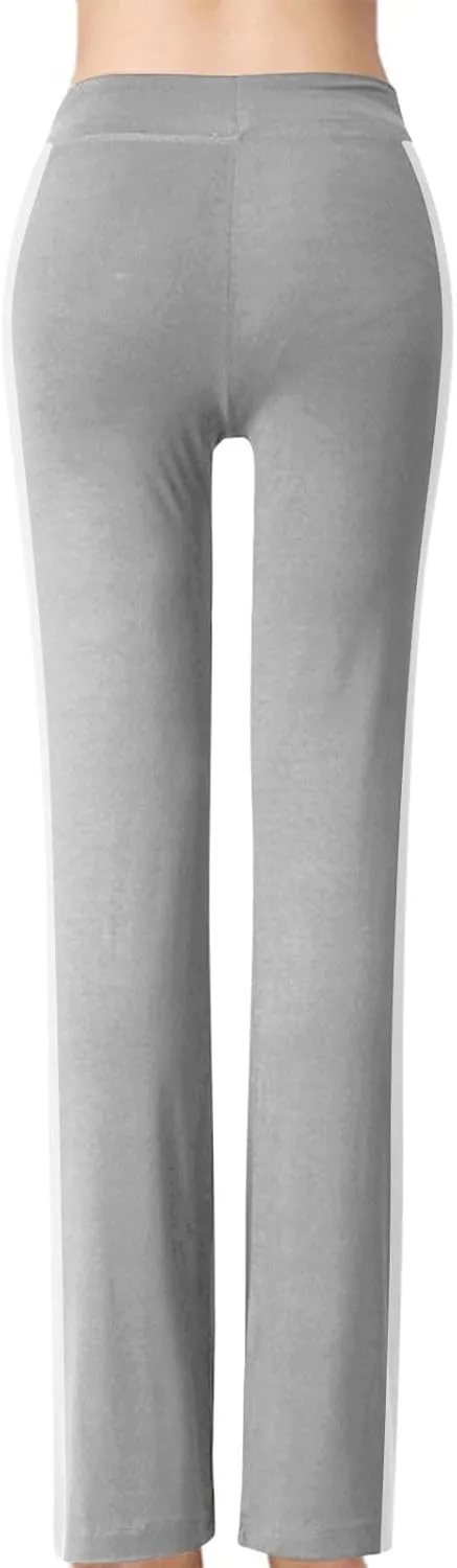Women's High Waist Bootcut Yoga Pants Sports Running Yoga Athletic Pants Fashion Soft Yoga Pants with Pockets for