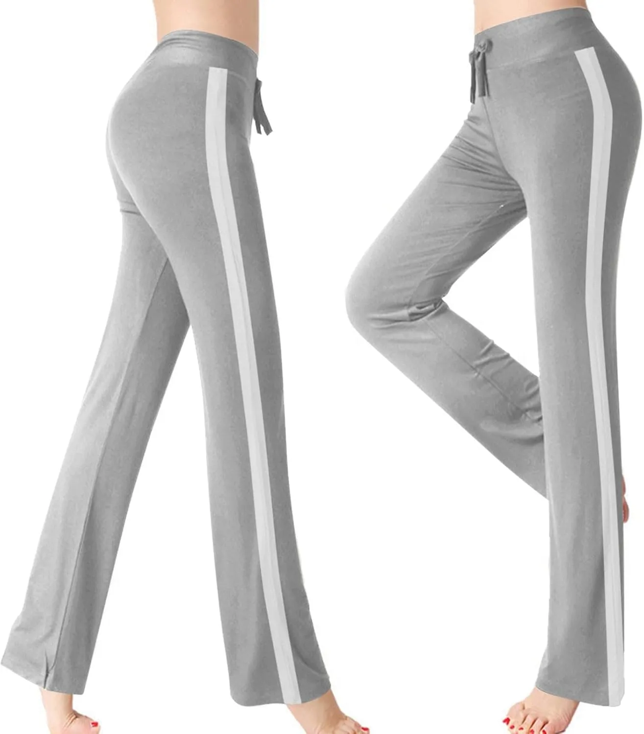 Women's High Waist Bootcut Yoga Pants Sports Running Yoga Athletic Pants Fashion Soft Yoga Pants with Pockets for