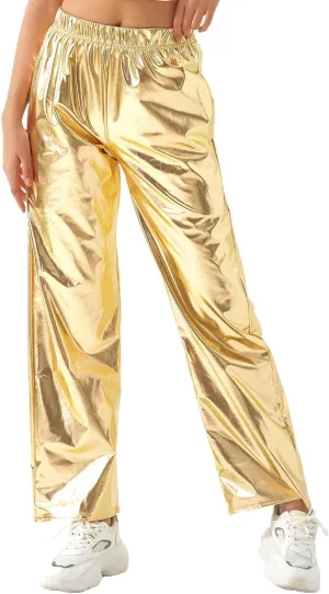 Women's Long Casual Pants Straight Leg Pants Stretch Pleated Summer Casual Trendy Winter Trousers