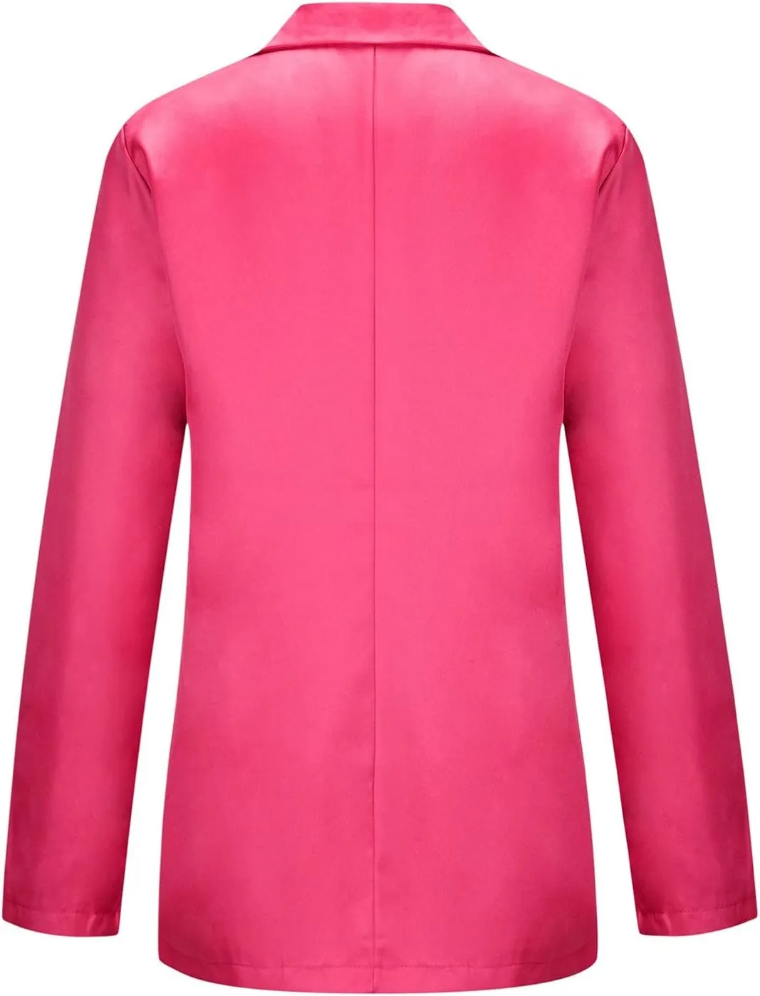 Womens Plus Size Blazers Casual Long Sleeve Open Front Lapel Collar Business Work Office Suit Oversized Jacket Coat