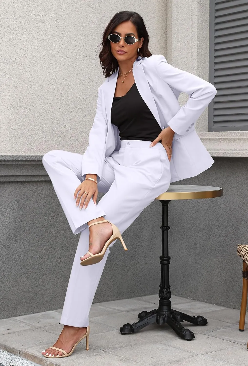 Women's Suits for Work Professional Womens Suits 2 Piece Set Business Suit for Women