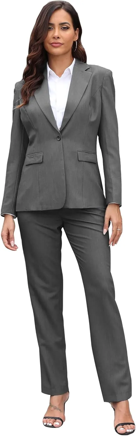 Women's Suits for Work Professional Womens Suits 2 Piece Set Business Suit for Women