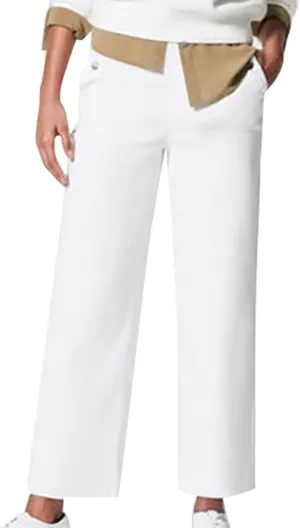 Women's Twill Suit Pants Fashion Casual High Waisted Straight-Leg Pants Classic Business Work Dress Pants Trousers
