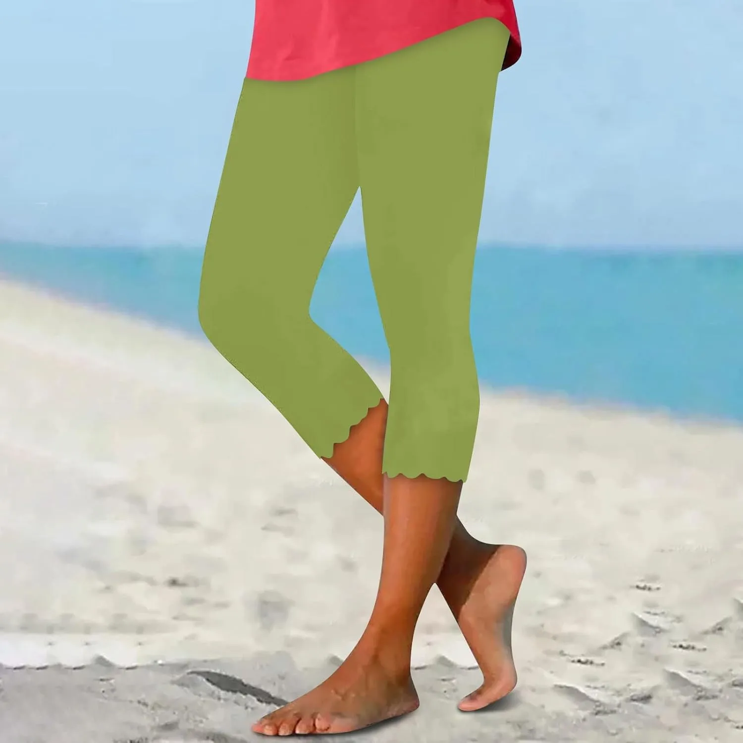 Yoga Pants Women Yoga Casual Elastic Sweatpants Leggings Workout High Waisted Trousers Summer Running Pants