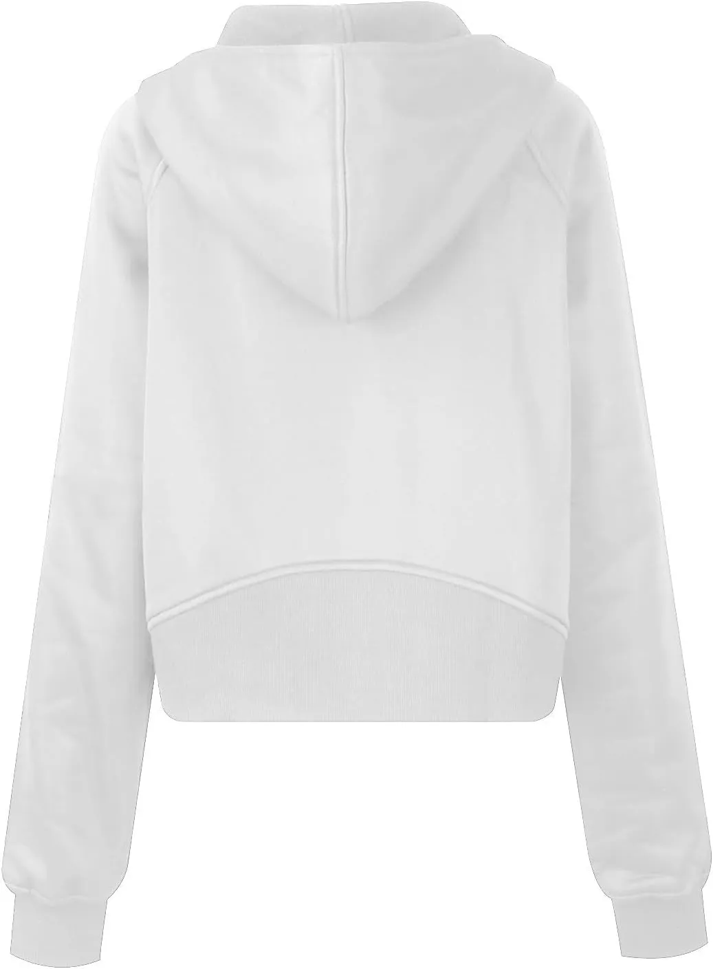 Zip Up Sweatshirts Womens Hoodies Cropped Fleece Jackets Casual Long Sleeve Top Fall Outfits Fashion Y2K Clothes 2024